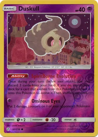 Duskull Reverse Holo 83 Normal