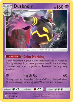 Dusknoir 85 Normal