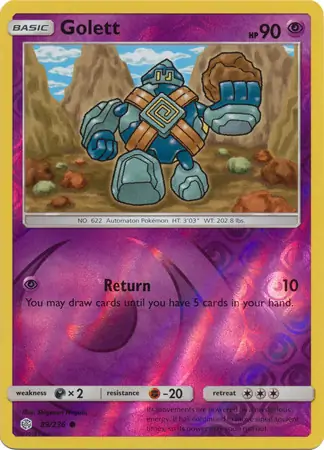 Golett Reverse Holo 89 Normal