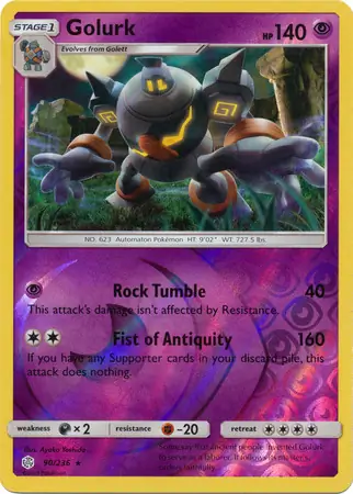 Golurk Reverse Holo 90 Normal
