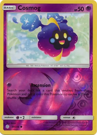 Cosmog Reverse Holo 99 Normal