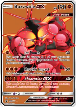 Full Art Buzzwole GX 104