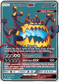 Full Art Guzzlord GX 105