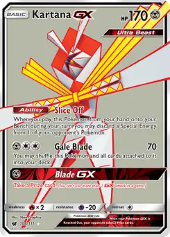 Full Art Kartana GX 106 Normal