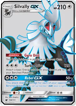 Full Art Silvally GX 108 Normal