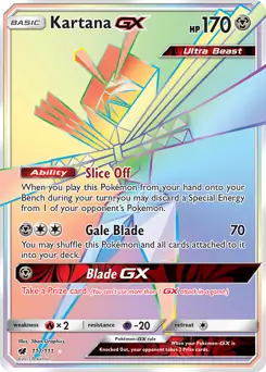 Kartana GX Secret 117 Normal