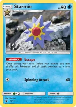 Starmie 16 Normal