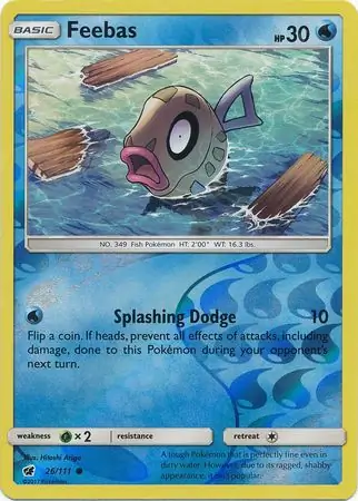 Feebas Reverse Holo 26 Normal