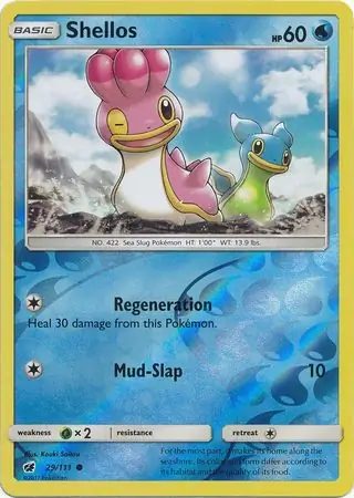 Shellos Reverse Holo 29 Normal