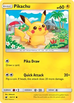 Pikachu 30 Normal