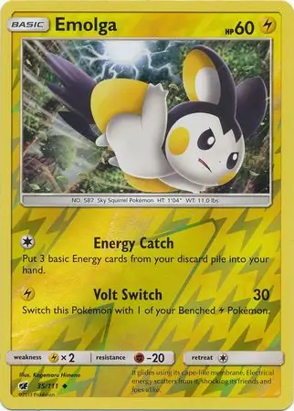 Emolga Reverse Holo 35
