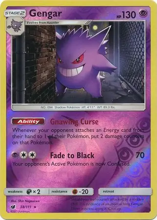 Gengar Reverse Holo 38