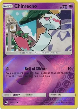 Chimecho Reverse Holo 43 Normal