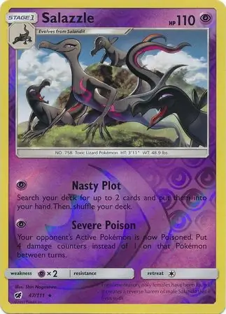 Salazzle Reverse Holo 47 Normal