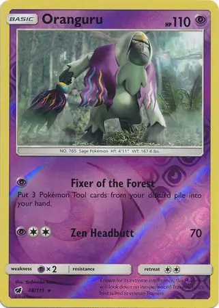 Oranguru Reverse Holo 48 Normal