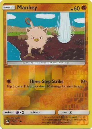 Mankey Reverse Holo 50