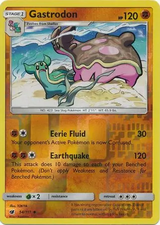 Gastrodon Reverse Holo 54 Normal