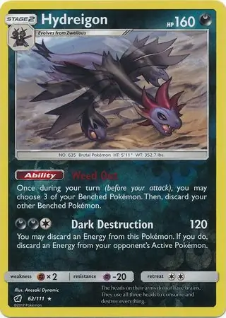 Hydreigon Reverse Holo 62
