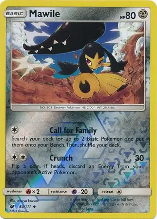 Mawile Reverse Holo 64