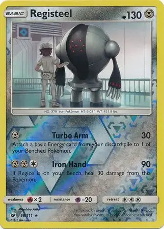 Registeel Reverse Holo 68 Normal
