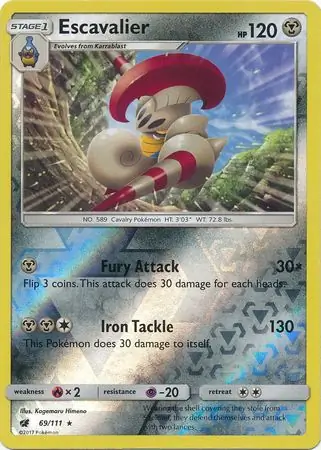 Escavalier Reverse Holo 69 Normal