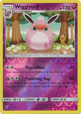 Wigglytuff Reverse Holo 72