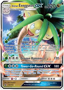 Alolan Exeggutor GX 74