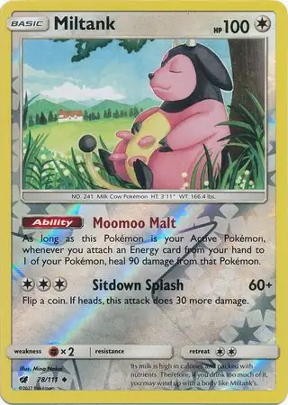 Miltank Reverse Holo 78 Normal