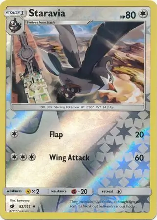 Staravia Reverse Holo 82 Normal