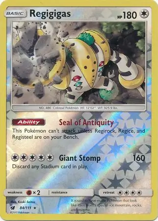 Regigigas Reverse Holo 84