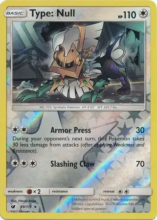 Type: Null Reverse Holo 89