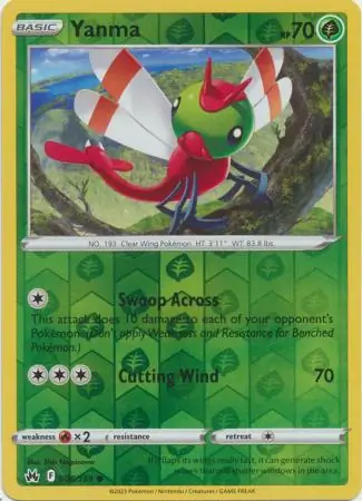 Yanma Reverse Holo 008 Normal