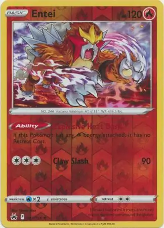 Entei Reverse Holo 021