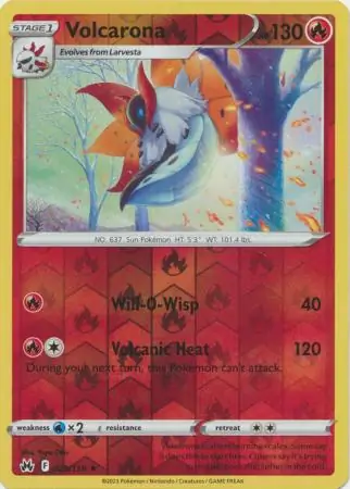 Volcarona Reverse Holo 025 Normal