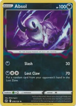 Absol Reverse Holo 076 Normal