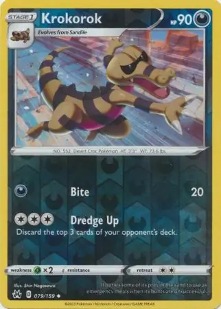 Krokorok Reverse Holo 079