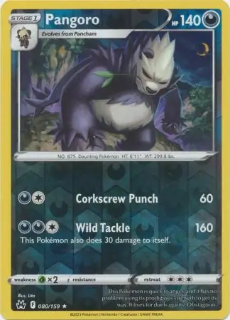 Pangoro Reverse Holo 080 Normal