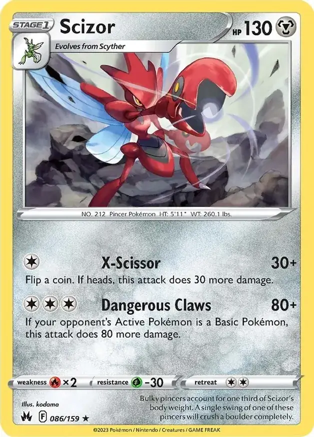 Scizor 086 Normal