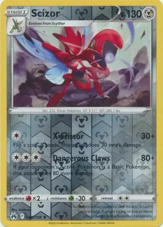 Scizor Reverse Holo 086 Normal