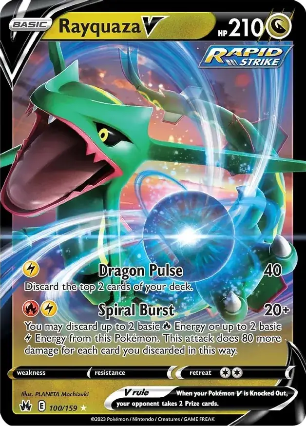 Rayquaza V 100 Normal