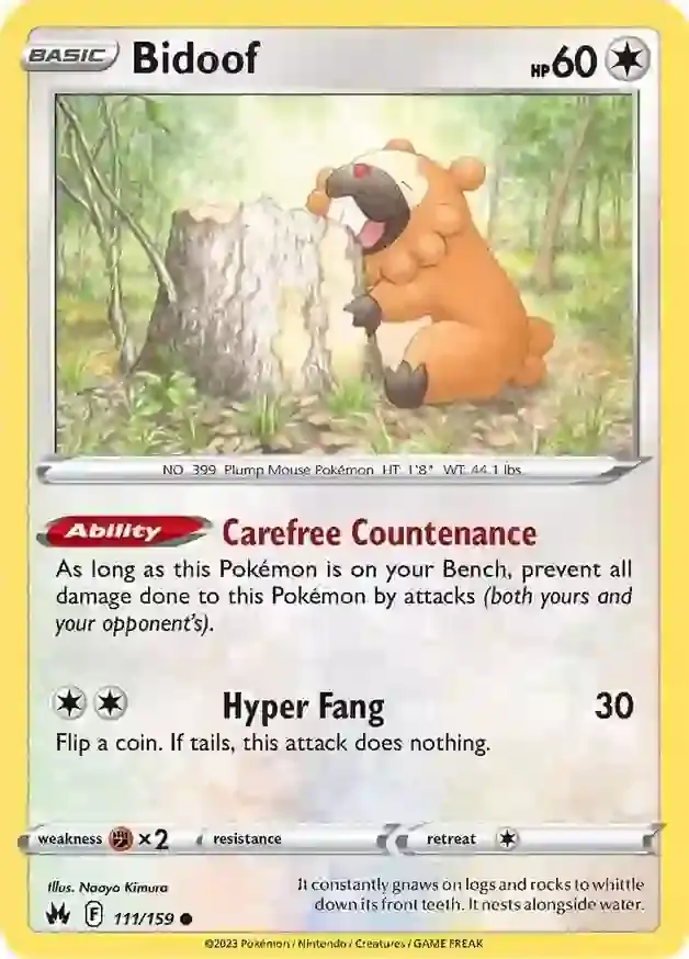 Bidoof 111 Normal