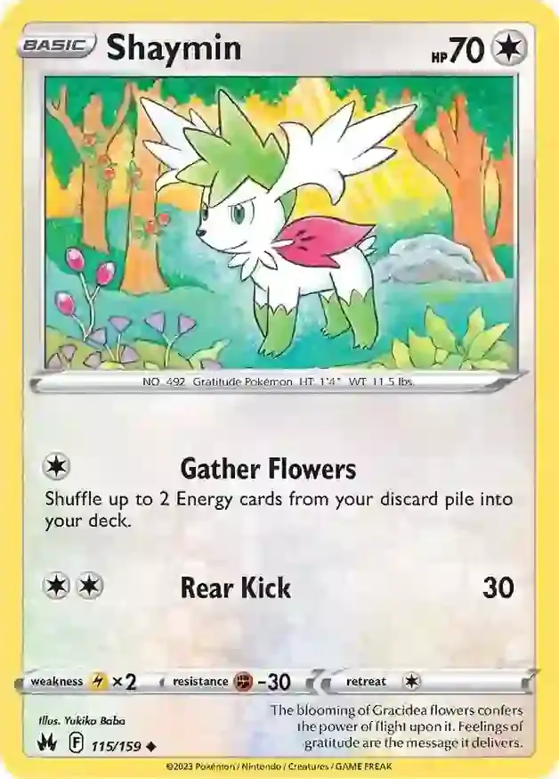 Shaymin 115 Normal