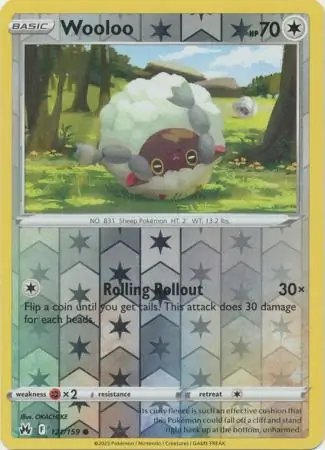 Wooloo Reverse Holo 121