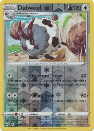 Dubwool Reverse Holo 122