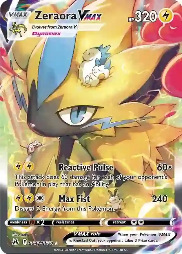 Zeraora VMAX GG42 Normal