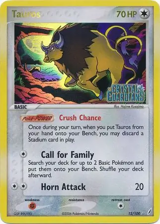 Tauros Reverse Holo 12 Normal