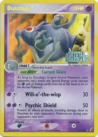 Dusclops Reverse Holo 17 Normal