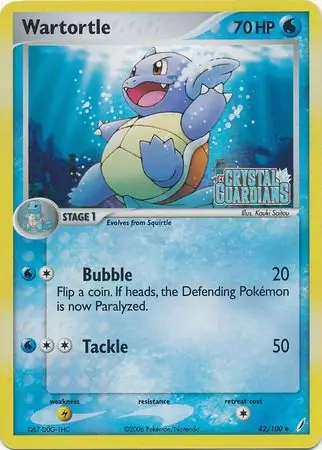 Wartortle Reverse Holo 42 Normal