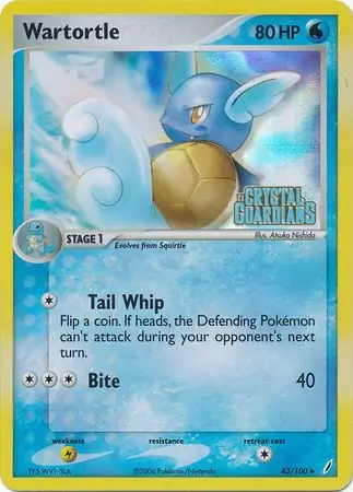 Wartortle Reverse Holo 43 Normal