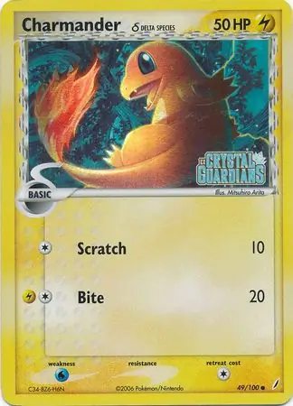 Charmander Reverse Holo 49 Normal